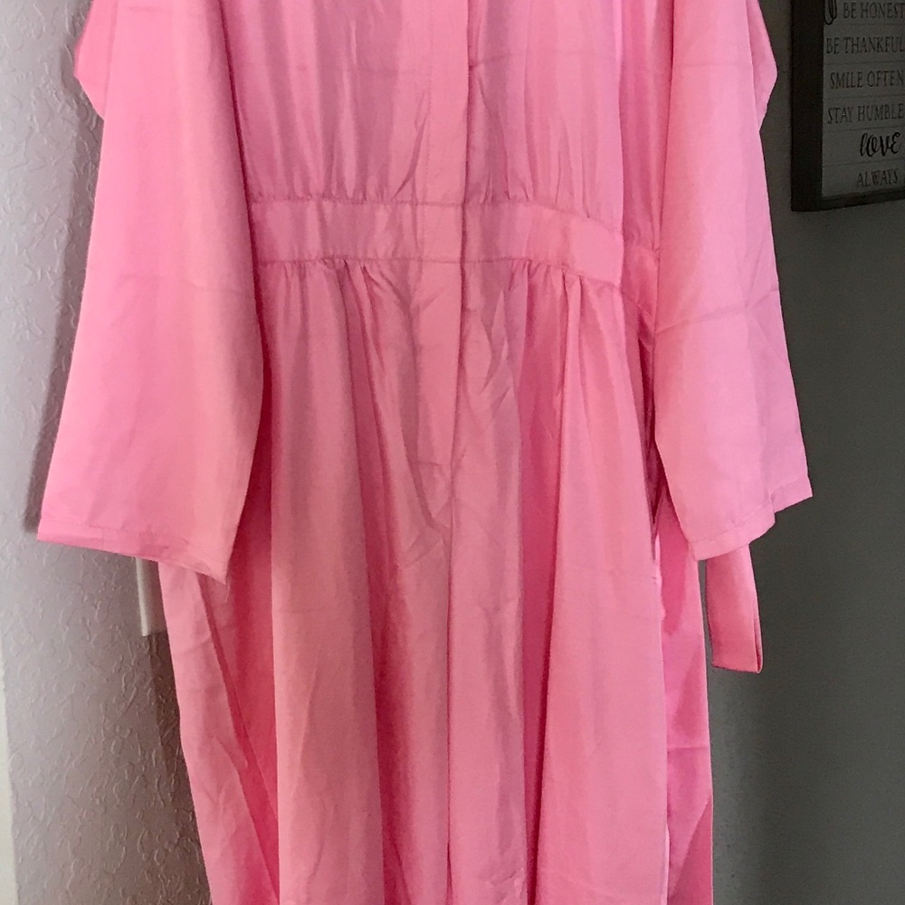 Pink 3XL Jumpsuit
